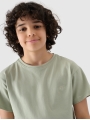 T-shirt lisa oversize para rapaz - verde 4FJWSS25TTSHM2324 Verde