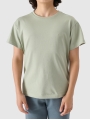 T-shirt lisa oversize para rapaz - verde 4FJWSS25TTSHM2324 Verde