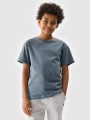 T-shirt lisa oversize para rapaz - turquesa 4FJWSS25TTSHM2324 turquesa