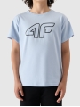 T-shirt estampada oversized para rapaz - azul 4FJWSS25TTSHM2325 azul