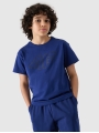 T-shirt estampada oversized para rapaz - azul 4FJWSS25TTSHM2325 azul