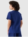 T-shirt estampada oversized para rapaz - azul 4FJWSS25TTSHM2325 azul