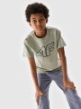 T-shirt estampada oversized para rapaz - verde 4FJWSS25TTSHM2325 Verde