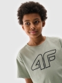 T-shirt estampada oversized para rapaz - verde 4FJWSS25TTSHM2325 Verde