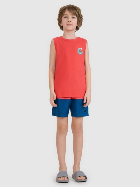 Calções de Banho para Rapaz - Cor-de-Rosa/Vermelho - 4FJWSS25UBDSM116 