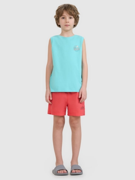 Calções de Banho/Praia para Rapaz - Vermelho/Cor-de-Rosa - 4FJWSS25UBDSM117     