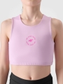 Soutien desportivo 4FJWSS25USBAF148 cor-de-rosa