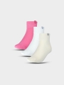 Meias de equipa casuais para rapariga (pack de 3) - multicolorido 4FJWSS25USOCF347 multicolorido