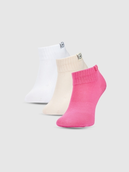 Meias de equipa casuais para rapariga (pack de 3) - multicolorido 4FJWSS25USOCF347 multicolorido