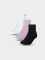 Meias de equipa casuais para rapariga (pack de 3) - multicolorido 4FJWSS25USOCF347 multicolorido