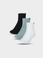Meias de equipa casuais para rapariga (pack de 3) - multicolorido 4FJWSS25USOCF347 multicolorido