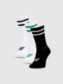Meias casual para rapaz (pack de 3) - multicoloridas 4FJWSS25USOCM350 multicoloridas