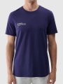 T-shirt com estampado para homem - azul marinho 4FRSS24TTSHM2061 azul marinho