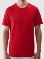 T-shirt com estampado para homem - vermelho 4FRSS24TTSHM2061 Vermelho
