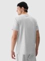 T-shirt com estampado para homem - cinzento 4FRSS24TTSHM2063 cinzento