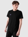 T-shirt regular para homem com estampado - preto 4FRSS24TTSHM2076 preto