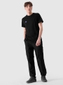 T-shirt regular para homem com estampado - preto 4FRSS24TTSHM2076 preto
