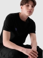 T-shirt regular para homem com estampado - preto 4FRSS24TTSHM2076 preto