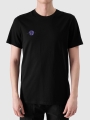 T-shirt regular para homem com estampado - preto 4FRSS24TTSHM2076 preto
