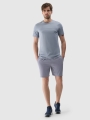 T-shirt regular para homem com estampado - cinzento 4FRSS24TTSHM2077 cinzento