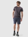 T-shirt regular para homem com estampado - cinzento 4FRSS24TTSHM2078 cinzento