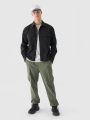 T-shirt regular para homem com estampado - cinzento 4FRSS24TTSHM2078 cinzento