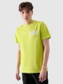 T-shirt regular para homem com estampado - verde 4FRSS24TTSHM2106 Verde