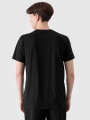 T-shirt regular para homem com estampado - preto 4FRSS24TTSHM2107 preto