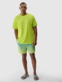 T-shirt oversize para homem com estampado - verde 4FRSS24TTSHM2131 Verde