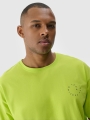 T-shirt oversize para homem com estampado - verde 4FRSS24TTSHM2131 Verde