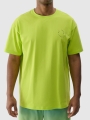 T-shirt oversize para homem com estampado - verde 4FRSS24TTSHM2131 Verde