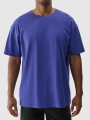 T-shirt oversize para homem com estampado - roxo 4FRSS24TTSHM2131 violeta