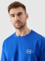 T-shirt oversize para homem com estampado - cobalto 4FRSS24TTSHM2535 azul