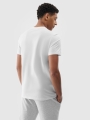 T-shirt regular para homem com estampado - branco 4FRSS24TTSHM2536 Branco