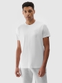 T-shirt regular para homem com estampado - branco 4FRSS24TTSHM2536 Branco