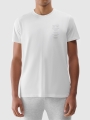 T-shirt regular para homem com estampado - branco 4FRSS24TTSHM2536 Branco