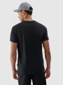 T-shirt regular para homem com estampado - preto 4FRSS24TTSHM2536 preto