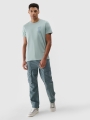 T-shirt regular para homem com estampado - hortelã 4FRSS24TTSHM2536 turquesa