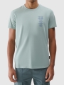 T-shirt regular para homem com estampado - hortelã 4FRSS24TTSHM2536 turquesa