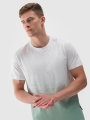 T-shirt regular para homem com estampado - branco 4FRSS24TTSHM2538 Branco
