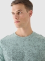 T-shirt regular para homem com estampado - hortelã 4FRSS24TTSHM2538 turquesa