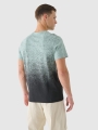 T-shirt regular para homem com estampado - hortelã 4FRSS24TTSHM2538 turquesa