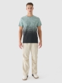 T-shirt regular para homem com estampado - hortelã 4FRSS24TTSHM2538 turquesa