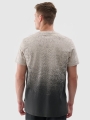 T-shirt regular de homem com estampado - bege 4FRSS24TTSHM2538 Bege