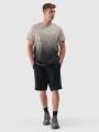 T-shirt regular de homem com estampado - bege 4FRSS24TTSHM2538 Bege