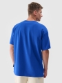 T-shirt regular para homem com estampado - cobalto 4FRSS24TTSHM2540 azul