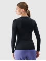 Camisola De Treino De Manga Comprida Para Mulher - Preto - 4FRSS25TFLOF324