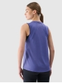 T-Shirt de alças azul marino 4FRSS25TFSLF415