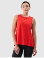 T-Shirt de alças Vermelho 4FRSS25TFSLF415