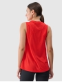 T-Shirt de alças Vermelho 4FRSS25TFSLF415